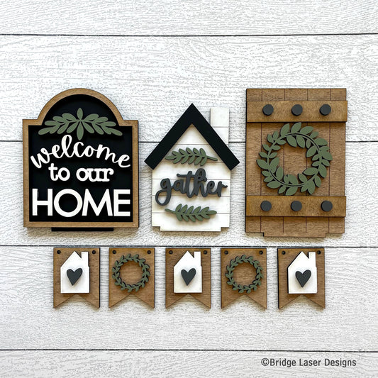 Welcome To Our Home | Interchangeable Insert