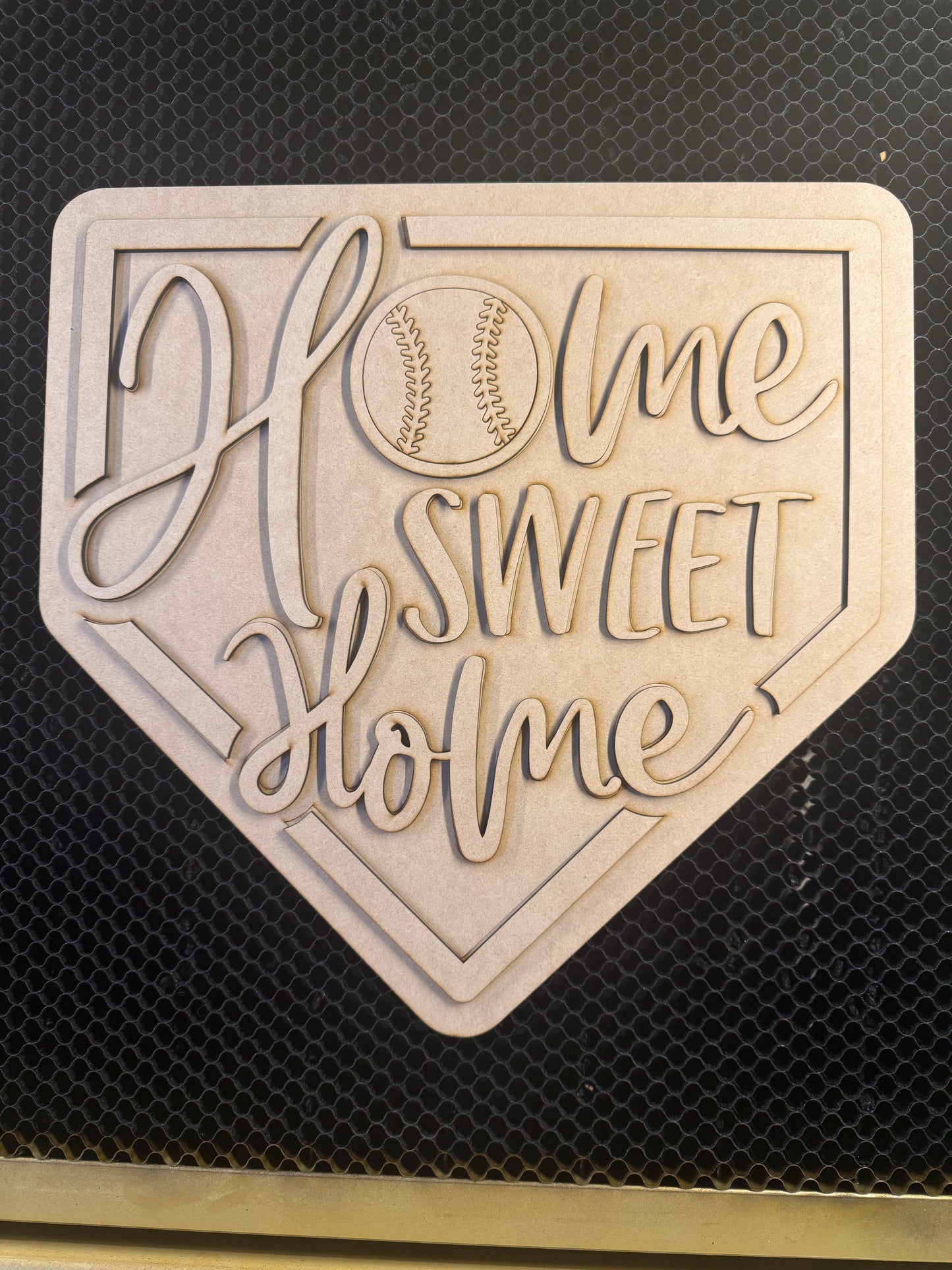 Home Sweet Home Baseball Hanger