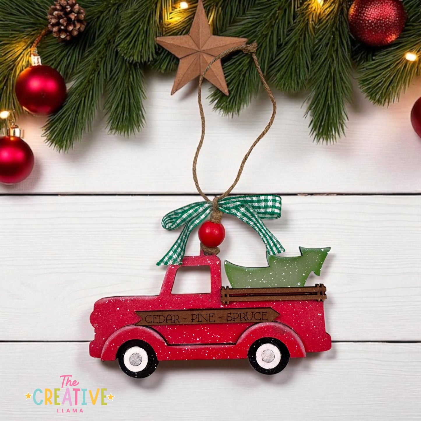 Pop-Out Truck Ornament