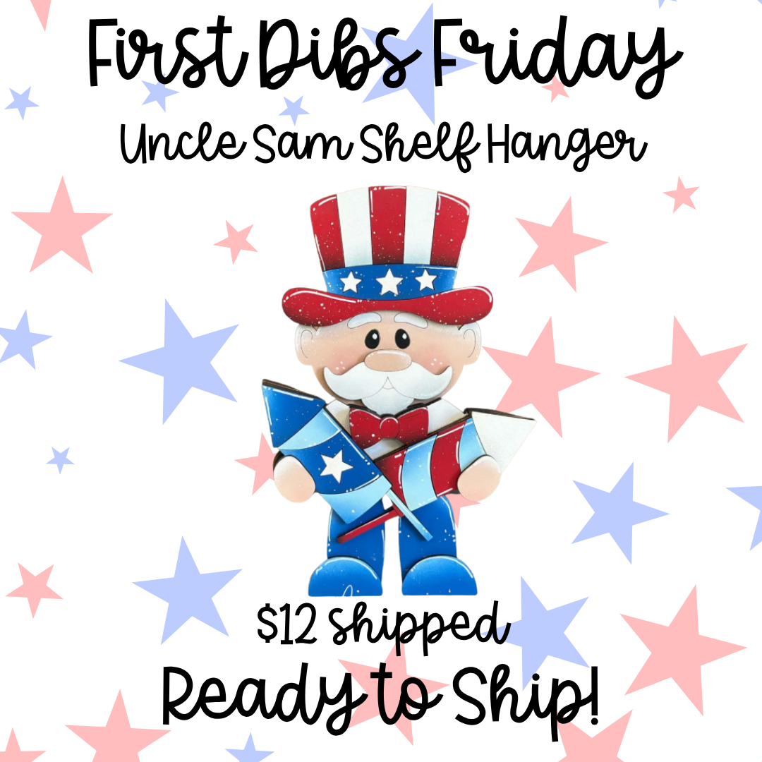 Uncle Sam Shelf Hanger | First Dibs Friday