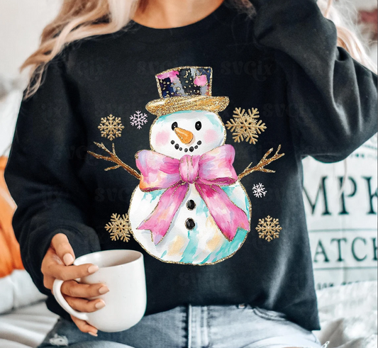 Brushstroke Snowman