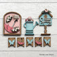 Spring Birdhouse | Interchangeable Insert