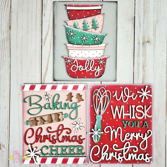 Christmas Baking Trio | Interchangeable Insert