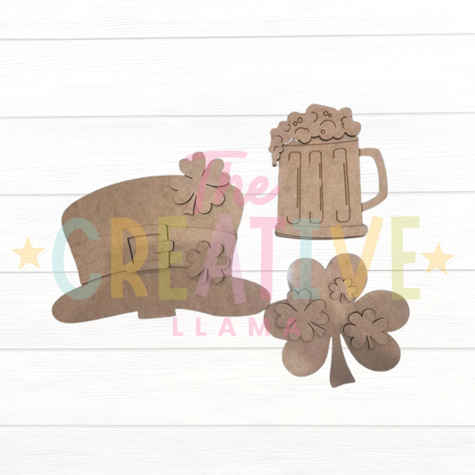 St. Patrick's Day Hat | Interchangeable Insert