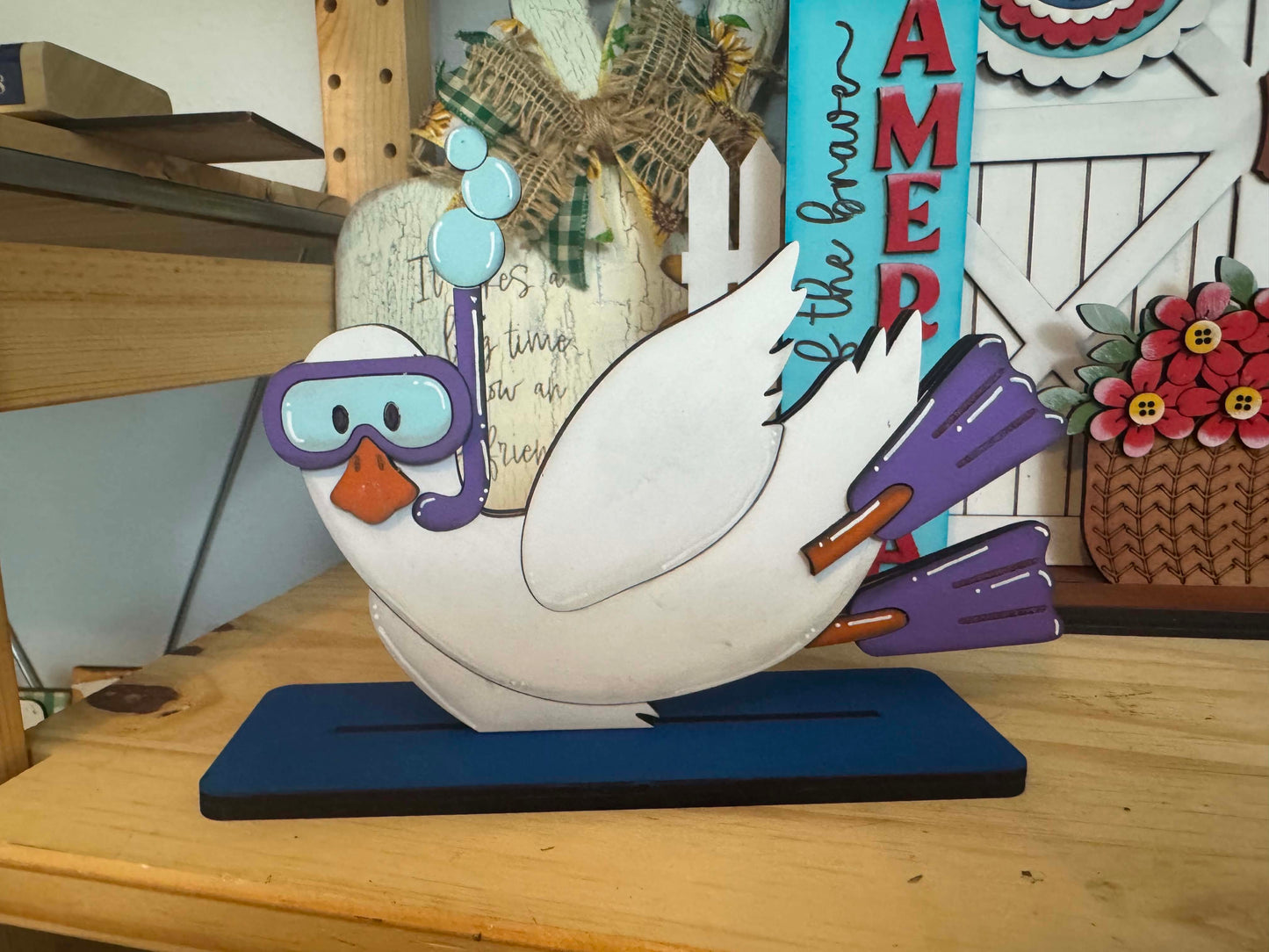 Snorklin' Goose | Cutout of the Week