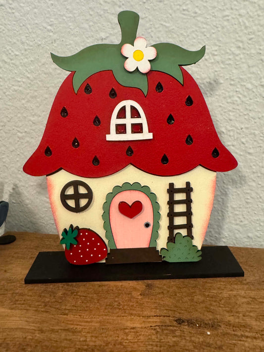 BLANK - Strawberry Fairy House