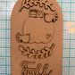 Fall Pumpkin | Large Boho Insert