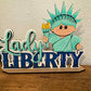 BLANK - Lady Liberty Word Art