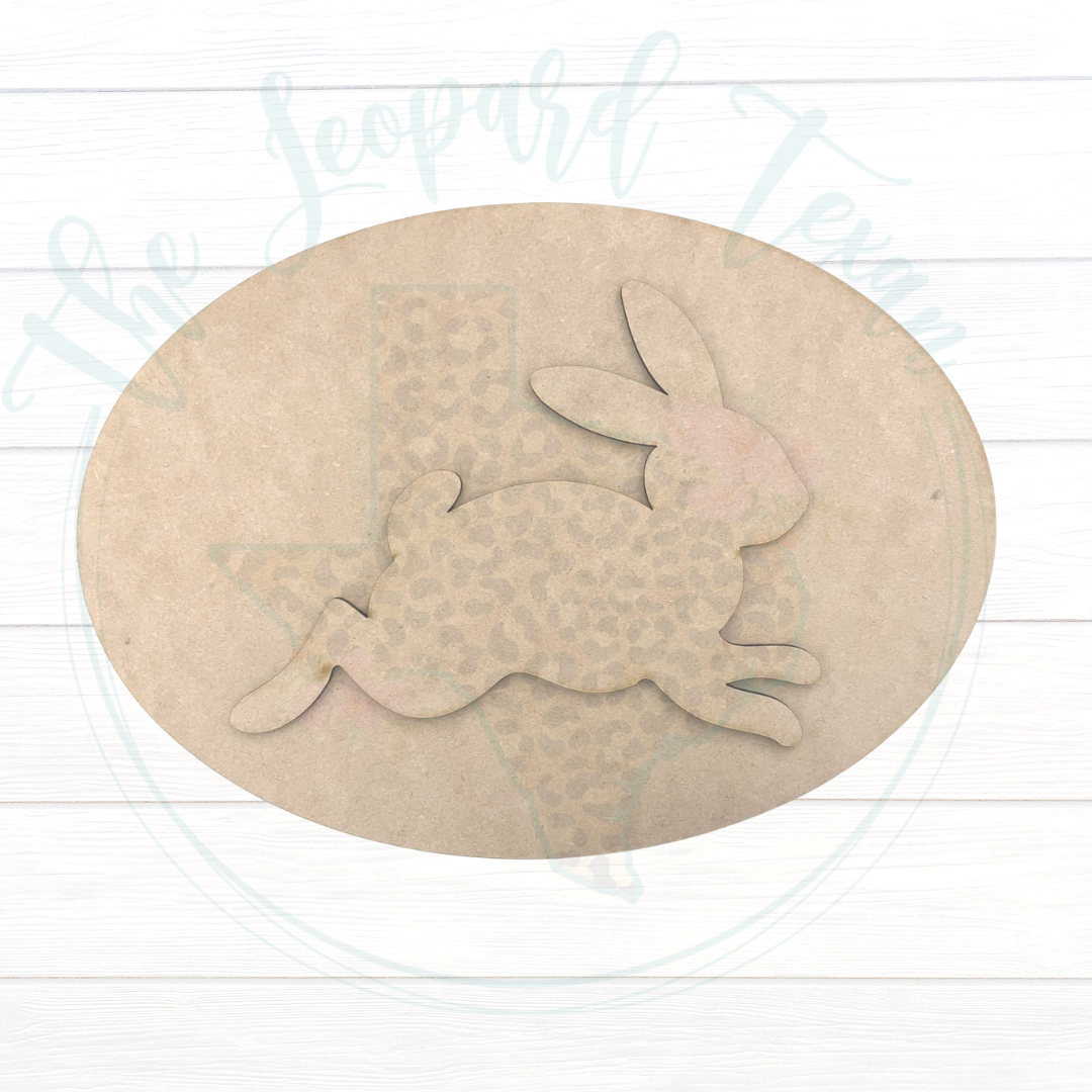 Oval Bunny Sign β The Creative Llama
